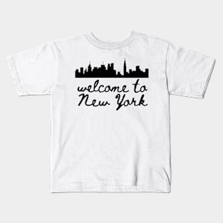 Welcome To New York Kids T-Shirt